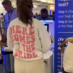 Bridal crew neck sweater